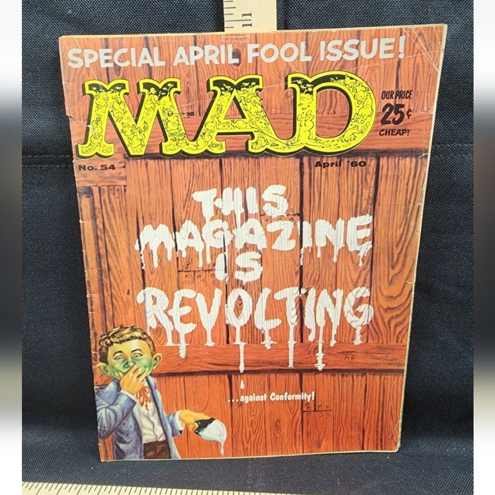 Mad Magazine #54 1960 April Special April Fool Issue Used Complete